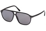 Sončna očala Tom Ford FT1026-N 01D Polarized Pilotska Črna