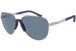 Sončna očala Emporio Armani EA2059 30452V Polarized Pilotska Srebrna