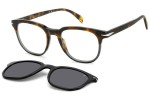 Očala David Beckham DB7120/CS AB8/M9 Polarized Pravokotna Havana