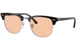 Sončna očala Ray-Ban Clubmaster RB3016 13544B Zgornji okvir Srebrna