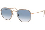 Sončna očala Ray-Ban Hexagonal RB3548 92023F Pilotska Zlata