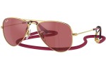 Sončna očala Ray-Ban Junior Aviator Junior RJ9506S 223/B5 Pilotska Zlata