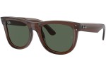 Sončna očala Ray-Ban Wayfarer Reverse RBR0502S 6709VR Kvadratna Rjava