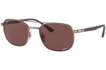 Sončna očala Ray-Ban Chromance Collection RB3670CH 9035AF Polarized Kvadratna Zlata