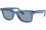 Sončna očala Ray-Ban Wayfarer RB2140 658756 Kvadratna Modra